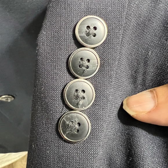 WILKE•RODRIGUEZ MENS DRESS BLAZER SIZE46R 100% WOOL. - Picture 9 of 10